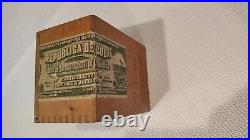 Vintage Wooden Habana Cigar Box Mfr 1920s Cuba