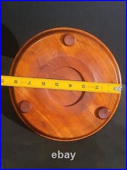 Vintage Wooden Smoking Pipe Stand Rack Display Holder Tobacco Jar Humidor