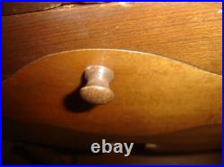 Vintage Wooden Tobacco Humidor Cabinet Copper Lined 29x15x12.5