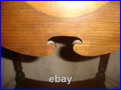 Vintage Wooden Tobacco Humidor Cabinet Copper Lined 29x15x12.5