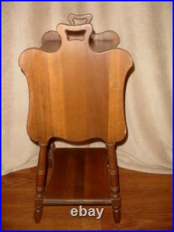 Vintage Wooden Tobacco Humidor Cabinet Copper Lined 29x15x12.5