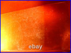 Vintage Wooden Tobacco Humidor Cabinet Copper Lined 29x15x12.5