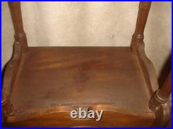 Vintage Wooden Tobacco Humidor Cabinet Copper Lined 29x15x12.5