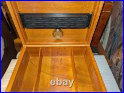 Vintage Zino Davidoff Birdseye Maple Burl Wood Humidor