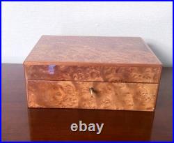 Vintage Zino Davidoff Birdseye Maple Burl Wood Humidor