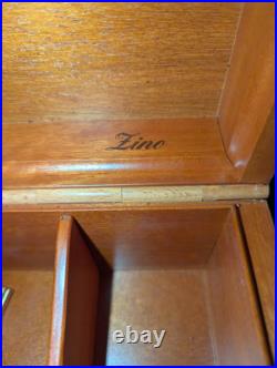 Vintage Zino Davidoff Birdseye Maple Burl Wood Humidor