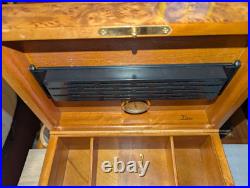 Vintage Zino Davidoff Birdseye Maple Burl Wood Humidor