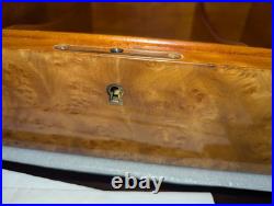 Vintage Zino Davidoff Birdseye Maple Burl Wood Humidor