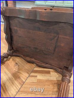Vintage antique Art Deco wood cigar smoking Table humidor Stand chest