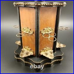 Vintage cigar carousels from France, 19 century, 2 items in lot, not a humidor