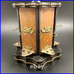 Vintage cigar carousels from France, 19 century, 2 items in lot, not a humidor