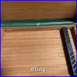 Vintage dunhill Leather Cigar Humidor Cedar Wood Tobacco CaseJPN