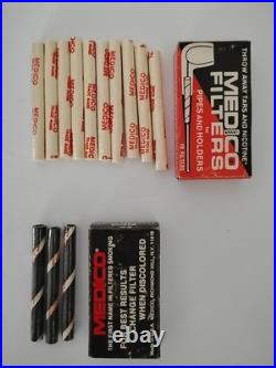 Vtg Alfred Dunhill Wooden Humidor & Pipe Holder With2 Pipes Filters Tool & Stem