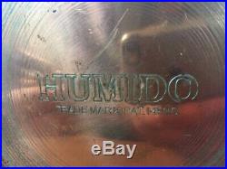 Vtg Humido Humidor Hammered Copper Lidded Tabacco Cigar Canister Storage Jar 8
