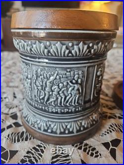 Vtg. Lot Tobacco Pipes Humidor And Pipe Stand