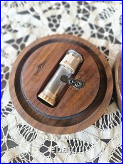 Vtg. Lot Tobacco Pipes Humidor And Pipe Stand