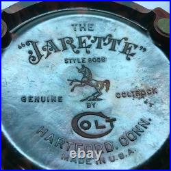 Vtg. Multi Color Genuine Coltrock Colt Jarette Tobacco Humidor #8086 John Kopec