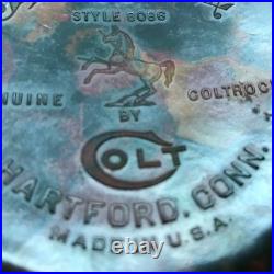 Vtg. Multi Color Genuine Coltrock Colt Jarette Tobacco Humidor #8086 John Kopec