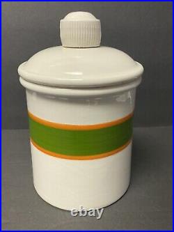 Vtg Peterson of Dublin BALDELLI Italy Ceramic Humidor Pipe Tobacco Canister Jar