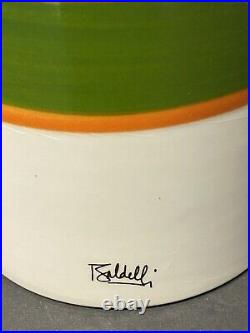 Vtg Peterson of Dublin BALDELLI Italy Ceramic Humidor Pipe Tobacco Canister Jar