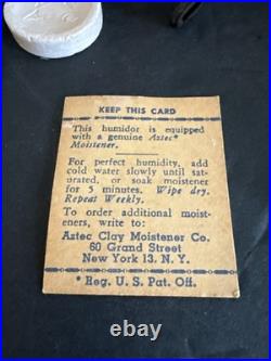 Vtg Tobacco Estate Pipes Lot of 7 Pipes Stand Box Aztec Humidor. Good For Enthu