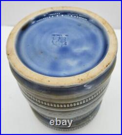 Wade Irish Porcelain Shamrock Tobacco Humidor Jar w Lockable Lid Ireland Clover