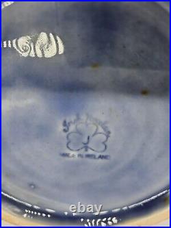 Wade Irish Porcelain Shamrock Tobacco Humidor Jar w Lockable Lid Ireland Clover