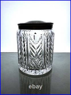 Waterford Crystal Cigar Humidor with Silver Plated Lid, 5