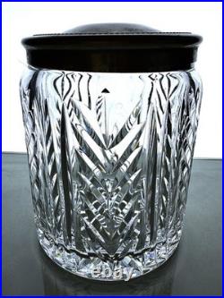 Waterford Crystal Cigar Humidor with Silver Plated Lid, 5