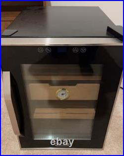 Whynter CHC-122BD Elite Touch Control Stainless, Black Cigar Humidor, Excellent