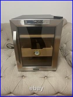 Whynter Stainless Steel 1.2 cu. Ft. Cigar Cooler Humidor LED Light on/off Switch