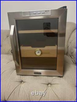 Whynter Stainless Steel 1.2 cu. Ft. Cigar Cooler Humidor LED Light on/off Switch
