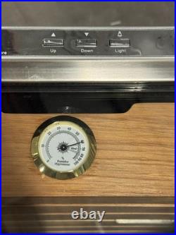 Whynter Stainless Steel 1.2 cu. Ft. Cigar Cooler Humidor LED Light on/off Switch