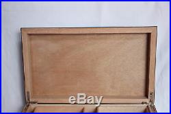 Wood & Lacquer Humidor Showroom Model Never used
