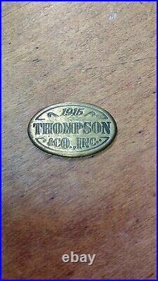 Wooden Cigar Humidor & Supplies 10.25 x 8.75 x 4.5 Thompson & Co