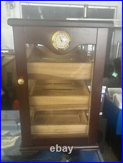 Woodronic Armor 150 Max Cigar Humidor Cabinet + Digital Hygrometer (ytp017126)