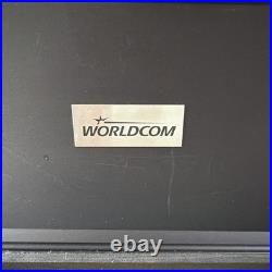 WorldCom! Cigar Travel Humidor Case Havana Mist Black Metal & Wood Portable